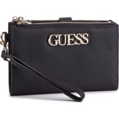 Duży Portfel Damski GUESS - Uptown Chic (VG) Slg SWVG73 01570 BLA. Czarne portfele damskie marki Guess, z aplikacjami, ze skóry ekologicznej. Za 279,00 zł.