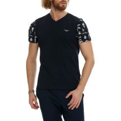 T-shirty męskie: T-shirt w kolorze ciemnoniebieskim