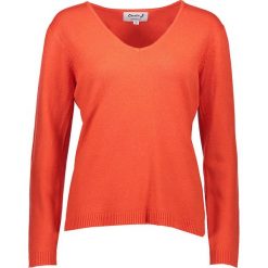 Sweter w kolorze pomarańczowym. Pomarańczowe swetry damskie Cachemire Closet, s, bez wzorów, z wełny, bez rękawów, bez kaptura. W wyprzedaży za 149,95 zł.