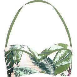 Stroje dwuczęściowe damskie: Seafolly PALM BEACH BUSTIER BANDEAU Góra od bikini moss