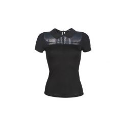T-shirty z krótkim rękawem Morgan DANOI. Czarne t-shirty damskie marki Morgan, s, bez wzorów, bez kołnierzyka. Za 129,00 zł.