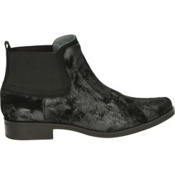 Botki - 2241 NERO-ARG. Czarne botki damskie skórzane Venezia. Za 199,00 zł.
