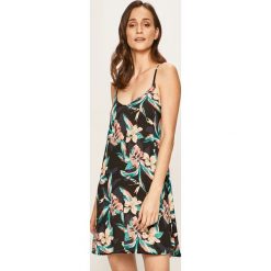 Roxy - Top plażowy. Czarne stroje kąpielowe damskie Roxy, s, z wiskozy. Za 249,90 zł.