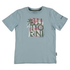 T-shirty chłopięce z nadrukiem: Koszulka „Aftiro” w kolorze błękitnym