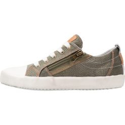 Geox ALONISSO Tenisówki i Trampki military/grey. Brązowe tenisówki męskie marki Geox, z materiału. Za 269,00 zł.
