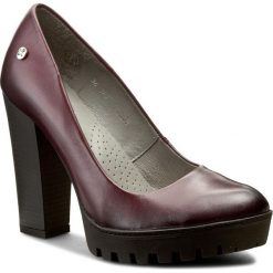 Półbuty MACIEJKA - 02629-23/00-1 Bordo. Czerwone półbuty damskie Maciejka, ze skóry. Za 229,00 zł.
