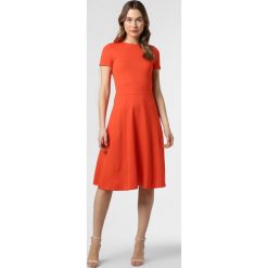 BOSS Casual - Sukienka damska – Dusca, pomarańczowy. Pomarańczowe sukienki damskie BOSS Casual, na co dzień, s, bez wzorów, casualowe, bez kołnierzyka, bez rękawów, proste. Za 799,95 zł.