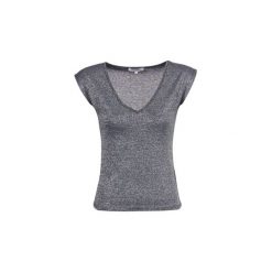 T-shirty z krótkim rękawem Morgan DTAGA. Szare t-shirty damskie marki Morgan, l, z poliesteru, casualowe. Za 100,00 zł.