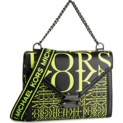 Torebka MICHAEL MICHAEL KORS - Whitney 30T9UWHL3Y Blk/Neon Ylw. Czarne torebki klasyczne damskie MICHAEL Michael Kors, bez wzorów, ze skóry, klasyczne, bez dodatków. Za 1499,00 zł.