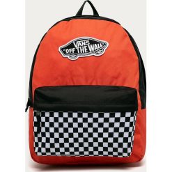 Vans - Plecak. Czerwone plecaki damskie Vans, bez wzorów, z poliesteru. Za 169,90 zł.