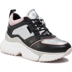 Sneakersy KARL LAGERFELD - KL61630 Black Lthr/Textile w Multi. Szare półbuty damskie KARL LAGERFELD, ze skóry ekologicznej. W wyprzedaży za 639,00 zł.