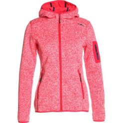 CMP WOMAN JACKET FIX HOOD Kurtka z polaru ibisco/bianco. Czerwone kurtki sportowe damskie CMP, z poliesteru. Za 249,00 zł.