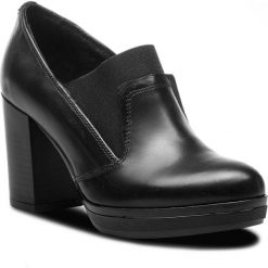 Półbuty SERGIO BARDI - Ingria FW127375318KD 101. Czarne półbuty damskie skórzane marki Sergio Bardi, na obcasie. W wyprzedaży za 219,00 zł.