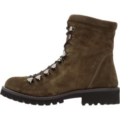 Botki damskie: Helia Botki sznurowane khaki