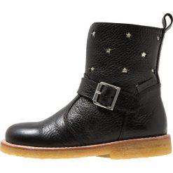 Buty zimowe damskie: ANGULUS TEXBOOT WITH ZIPPER Botki kowbojki i motocyklowe black/champagne