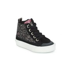Buty Dziecko Victoria BOTA GLITTER CREMALLERA. Czarne trampki dziewczęce Victoria, bez wzorów, bez zapięcia. Za 175,20 zł.