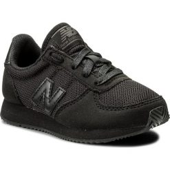Sneakersy NEW BALANCE - KL220TBY M Czarny. Czarne półbuty dziewczęce New Balance, na sznurówki. W wyprzedaży za 139,00 zł.