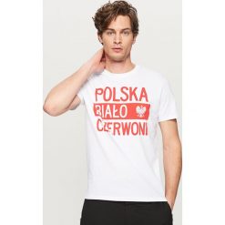 T-shirty męskie: T-shirt dla kibica - Biały