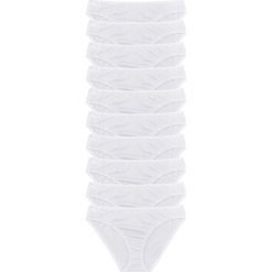 Bielizna damska: Figi (10 par) bonprix biały