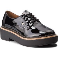 Oxfordy EMPORIO ARMANI - X3C139 XD156 00002 Black. Czarne creepersy damskie Emporio Armani, ze skóry ekologicznej, eleganckie, na obcasie. Za 829,00 zł.