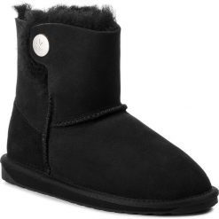 Buty EMU AUSTRALIA - Ore W11788 Black. Czarne kozaki damskie EMU Australia, na zimę, ze skóry, bez zapięcia. W wyprzedaży za 409,00 zł.