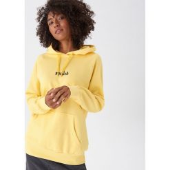 Bluza z kapturem - Żółty. Żółte bluzy damskie House, s, z kapturem. W wyprzedaży za 69,99 zł.