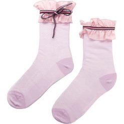 Skarpety Wysokie Damskie TOMMY HILFIGER - 383008001 Lilac Hint 027. Różowe skarpetki damskie TOMMY HILFIGER, bez wzorów, z bawełny. Za 44,99 zł.