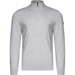 Sweter BOGNER NORIS. Niebieskie swetry męskie Bogner, m, z aplikacjami, z wełny, eleganckie, z klasycznym kołnierzykiem, bez kaptura. Za 1100,00 zł.