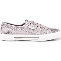 Pepe Jeans - Tenisówki. Szare tenisówki damskie marki Pepe Jeans, z jeansu, na sznurówki. W wyprzedaży za 159,90 zł.