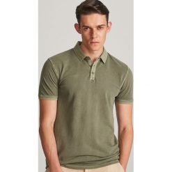 Koszulka polo regular fit - Brązowy. Pomarańczowe koszulki męskie Reserved, s, bez wzorów, bez rękawów. Za 79,99 zł.