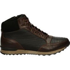 Botki męskie - 11M0725 BRONZ. Brązowe botki męskie Venezia, ze skóry. Za 249,00 zł.