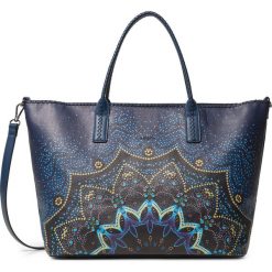 Desigual Tekila Sunrise Torebka Niebieski. Niebieskie torebki klasyczne damskie Desigual, w paski, z materiału, bez dodatków. Za 378,95 zł.