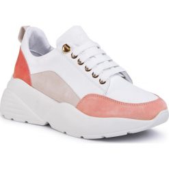 Sneakersy CYCLEUR DE LUXE - Brigi CDLW201616 White/Dark Coral/Cor. Białe półbuty damskie Cycleur De Luxe, ze skóry. W wyprzedaży za 449,00 zł.