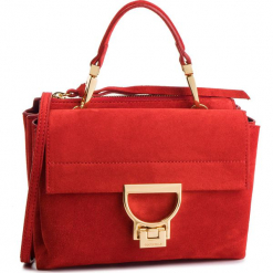 Torebka COCCINELLE - DD6 Arlettis Suede E1 DD6 55 B7 01 Coouelicot R09. Czerwone torebki klasyczne damskie marki Coccinelle, ze skóry, duże. Za 1149,90 zł.