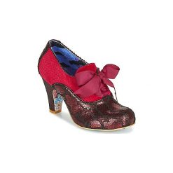 Czółenka Irregular Choice SUMMER BERRIES. Czerwone czółenka damskie Irregular Choice, bez wzorów, bez obcasa. Za 439,00 zł.