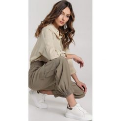 Ciemnozielone Spodnie Eunosise. Zielone spodnie damskie Renee, s. Za 129,99 zł.