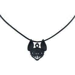 The Rogue + The Wolf Vampire Bat Choker Naszyjnik czarny. Czarne naszyjniki damskie marki The Rogue + The Wolf. Za 79,90 zł.
