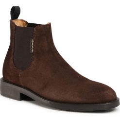Sztyblety GANT - Brockwill 21653008 Dark Brown G46. Pomarańczowe sztyblety męskie GANT, ze skóry, bez zapięcia. Za 679,00 zł.