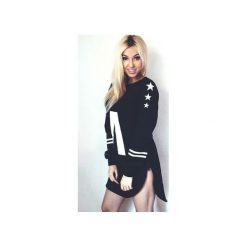 DŁUGA CZARNO BIAŁA BLUZA Z "A". Bluzy damskie Mar.ska. Za 199,00 zł.