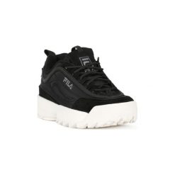 Buty Fila DISRUPTOR LOW. Czarne trampki męskie Fila, bez wzorów, bez zapięcia. Za 452,58 zł.