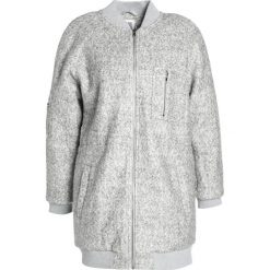 Bomberki damskie: Saint Tropez LONG BOUCL Kurtka Bomber grey melange