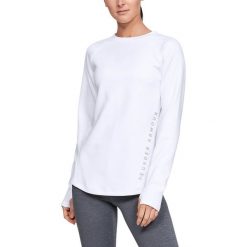 Under Armour ColdGear® Armour Koszulka Biały. Białe koszulki damskie Under Armour, xs, z nadrukiem, z elastanu, bez kołnierzyka. Za 240,95 zł.
