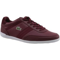 Lacoste Giron 416 1 Spm spm0062112 42,5 Bordowe. Czerwone buty sportowe męskie marki Lacoste, ze skóry. W wyprzedaży za 369,99 zł.