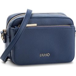 Torebka LIU JO - Xs Crossbody Ohio N18204 E0037 Blu Marino 94028. Niebieskie listonoszki damskie marki Liu Jo, ze skóry ekologicznej. W wyprzedaży za 299,00 zł.