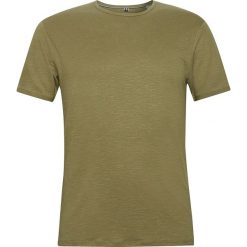 Koszulka w kolorze khaki. Brązowe koszulki męskie Esprit Men, xs, bez wzorów, z okrągłym kołnierzem, bez rękawów. W wyprzedaży za 49,95 zł.