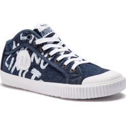 Tenisówki PEPE JEANS - Industry Has No PMS30548 Dk Denim 559. Niebieskie półbuty męskie Pepe Jeans, bez wzorów, z jeansu, klasyczne, bez zapięcia. Za 299,00 zł.