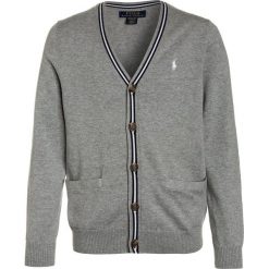 Polo Ralph Lauren CARDIGAN Kardigan andover heather/multicolor. Szare swetry chłopięce marki Polo Ralph Lauren, z bawełny, polo. Za 359,00 zł.