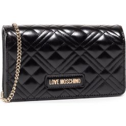 Torebka LOVE MOSCHINO - JC4093PP1ALI0000 Nero. Czarne torebki klasyczne damskie Love Moschino, bez wzorów, ze skóry ekologicznej, eleganckie, bez dodatków. W wyprzedaży za 409,00 zł.
