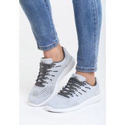 Jasnoszare Buty Sportowe Should I?. Szare buty sportowe damskie Born2be, bez wzorów, sportowe. Za 69,99 zł.
