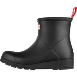 Hunter Kalosze Czarny. Czarne kalosze damskie Hunter, bez wzorów, z materiału. Za 378,95 zł.